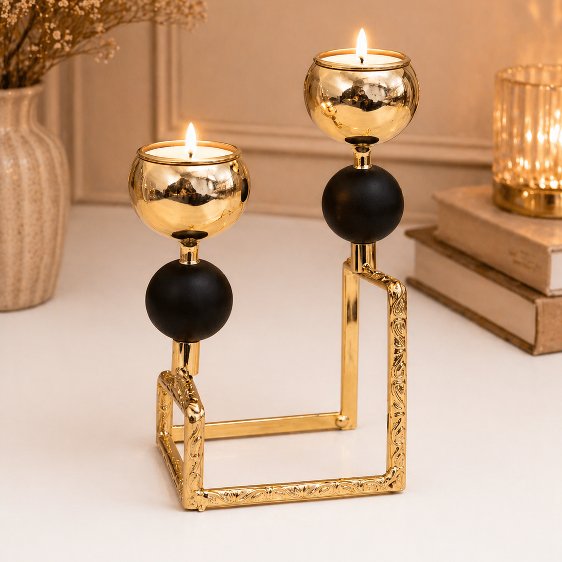 Lume Twin Candle Stand