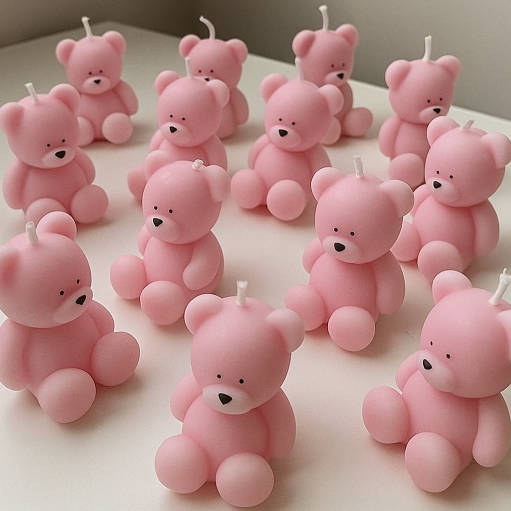 Teddy Bear Candle