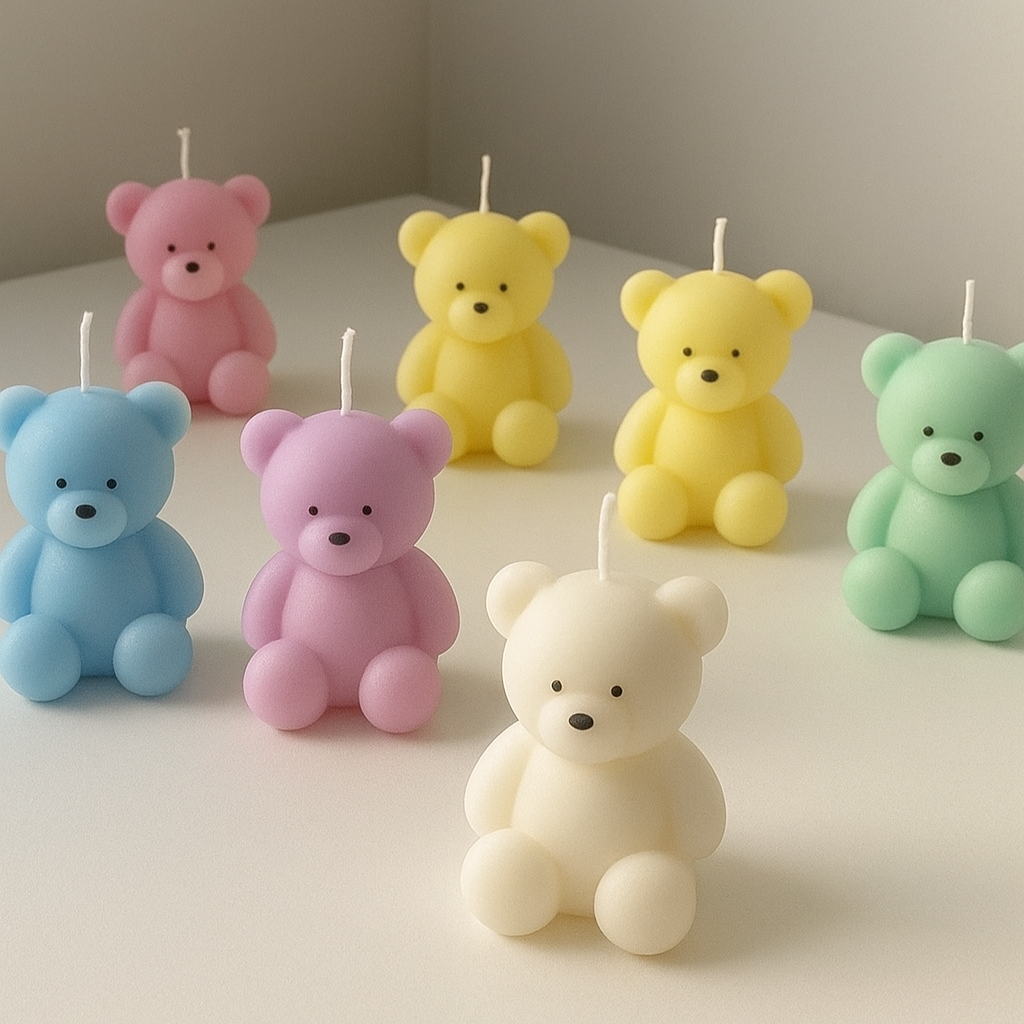 Teddy Bear Candle