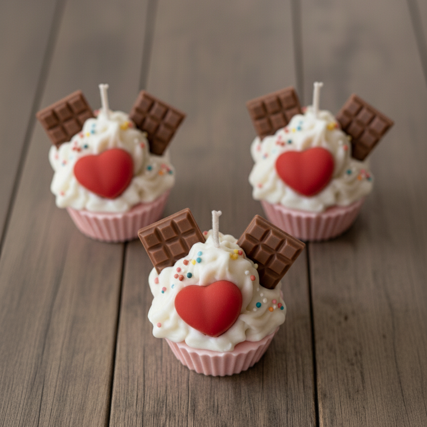 Cupcake Candle - Triple Treat