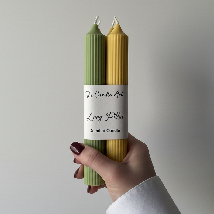 Pack of Long Pillar Candles