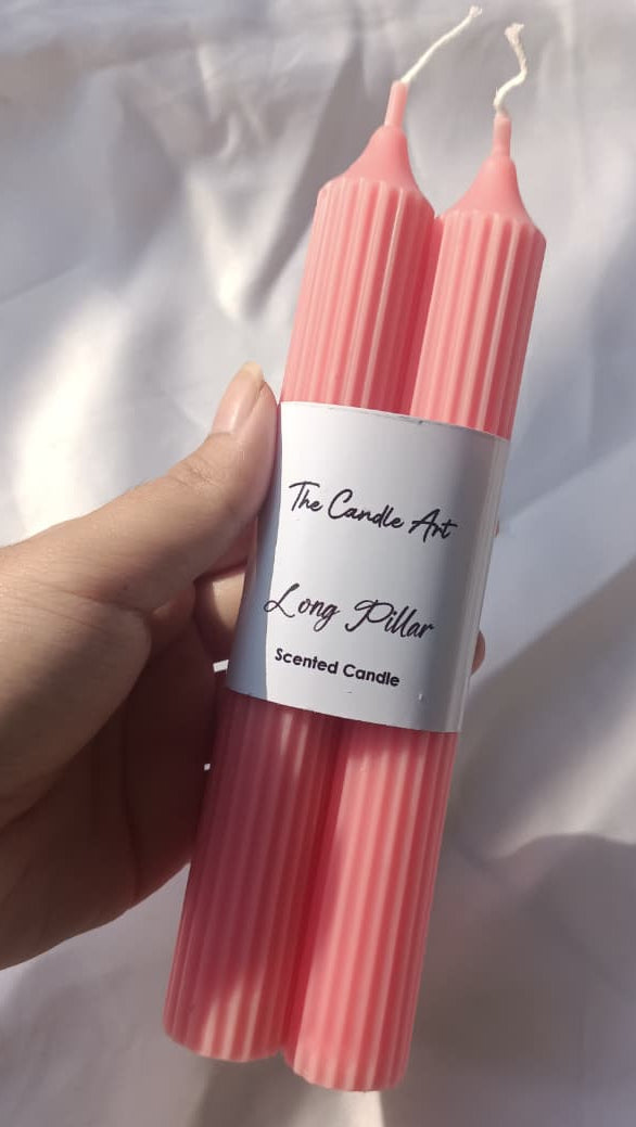 Pack of Long Pillar Candles