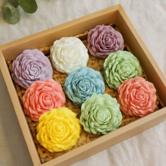Box of Peony Roses
