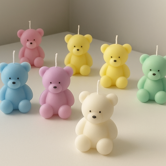 Teddy Bear Candle